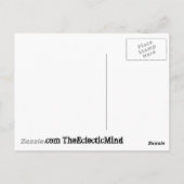 Behalt dich ruhig und geh zu deiner glücklichen Pl Postkarte (Rückseite)