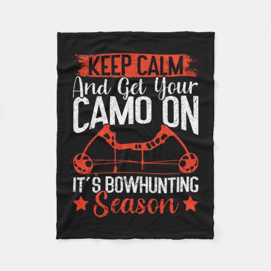 Behalt dich ruhig und hol deine Camouflage auf dem Fleecedecke (Vorderseite)