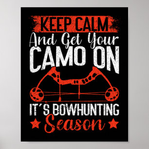 Behalt dich ruhig und hol deine Camouflage auf dem Poster