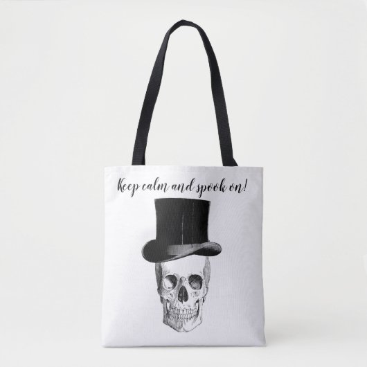 Behalt dich ruhig und mach dich verwöhnen! Vintage Tasche (Vorderseite)