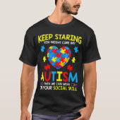 Behalt, dich zu stürzen, könnte mein Autistisches T-Shirt (Vorderseite)