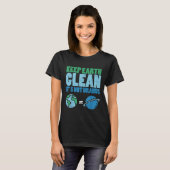Behalt die Erde sauber sein nicht Uranus Shirt Fun (Vorne ganz)