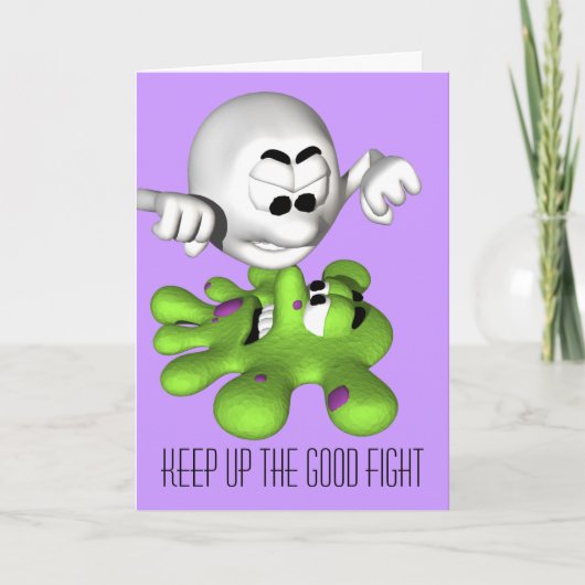 Behalt die gute Flugkarte Karte (Vorderseite)