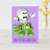 Behalt die gute Flugkarte Karte (Gelbe Blume)