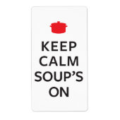 Behalt die ruhigen Soup's On (Vorne)