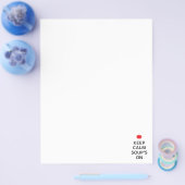 Behalt die ruhigen Soup's On Flyer (Einzeln)