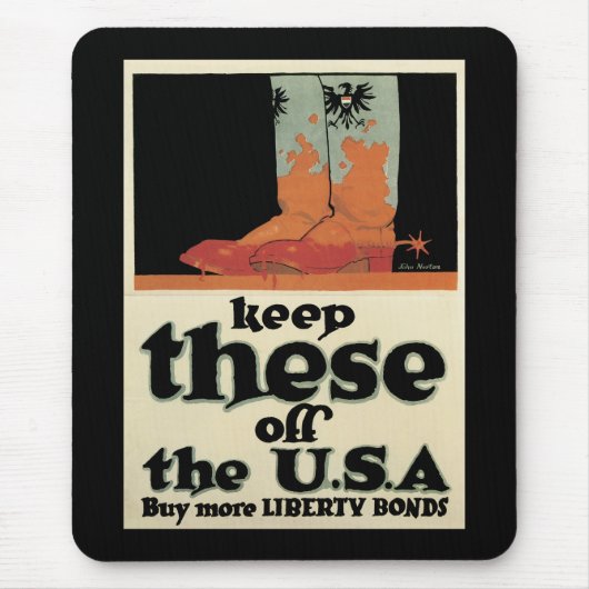 Behalt diese in den USA Mousepad (Vorne)