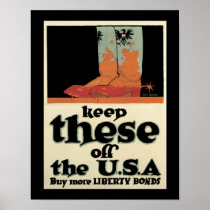 Behalt diese in den USA Poster