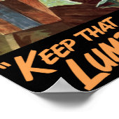 Behalt dieses Holz — Zweites Weltkrieg Poster (Ecke)