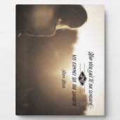 Behalt dir das Gesicht zum Sonnenschein Fotoplatte (Vorderseite)