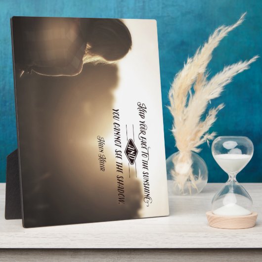 Behalt dir das Gesicht zum Sonnenschein Fotoplatte (Seite)