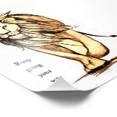 behalt dir den Weg zu gehen Fotodruck (Ecke)