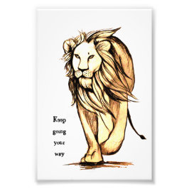 behalt dir den Weg zu gehen Fotodruck