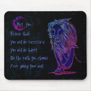 Behalt dir den Weg zu gehen Mousepad