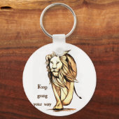 behalt dir den Weg zu gehen Schlüsselanhänger (Vorderseite)