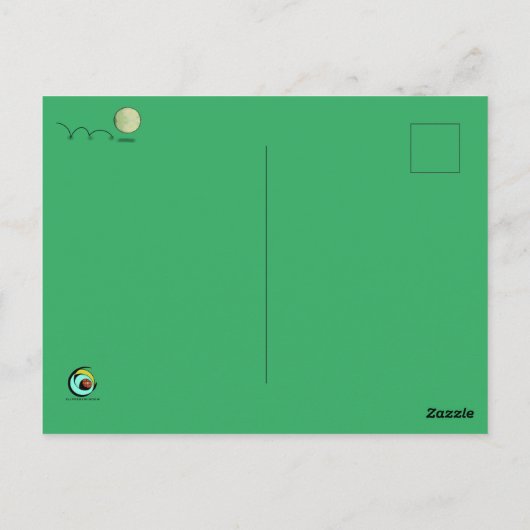 Behalt dir die Erinnerung Postcard. Postkarte (Rückseite)