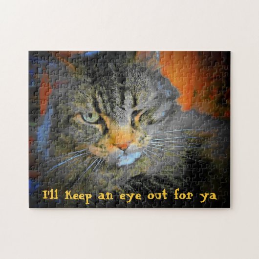 behalt dir ein Auge aus Puzzle (Horizontal)