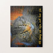 behalt dir ein Auge aus Puzzle (Vertikal)