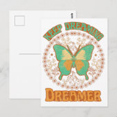 Behalt Dreaming Dreamer Postkarte (Vorne/Hinten)