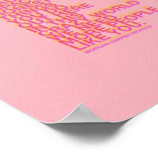 Behalt, du Poster zu sein (Ecke)