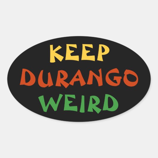 Behalt Durango Weird Sticker (Vorderseite)