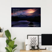 Behalt ein offenes Bewusstsein ...Inspirationspops Poster (Heimbüro)