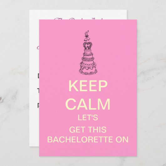 BEHALT einer individuellen Einladung für CALM Jung (Vorne/Hinten)