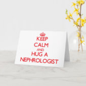 Behalt einer Nephrologen-in Calm und Hug Karte (Gelbe Blume)