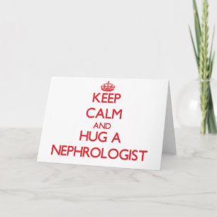 Behalt einer Nephrologen-in Calm und Hug Karte