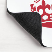 Behalt einer ruhelosen, roten Siegskrone Mousepad (Ecke)