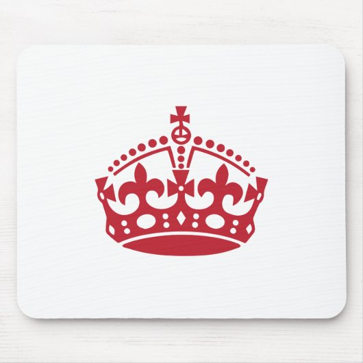 Behalt einer ruhelosen, roten Siegskrone Mousepad (Vorne)