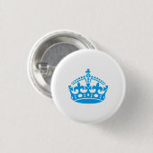 Behalt einer ruhelosen Siegskrone Button (Vorne & Hinten)