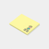 Behalt einer ruhigen Diät Post-it Klebezettel (angewinkelt)