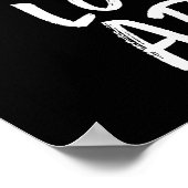 Behalt einer ruhigen Liebe Art Künstler Maler krea Poster (Ecke)