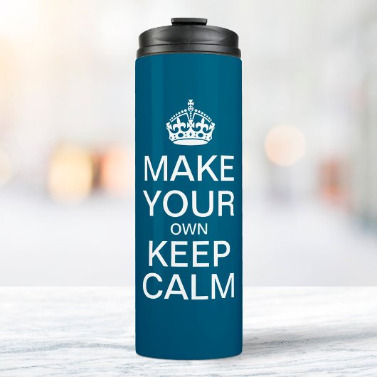 Behalt einer ruhigen Reiseroute - Eigene Wärmeschw Thermosbecher