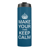 Behalt einer ruhigen Reiseroute - Eigene Wärmeschw Thermosbecher (Vorderseite)