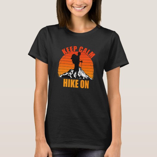 Behalt einer ruhigen Wanderung auf T-Shirt (Vorderseite)