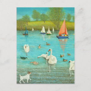 Behalt eines beobachtenden Auges 2013 Postkarte