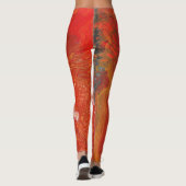 Behalt eines Drivin 1 Lebhafte rote Leggings (Rückseite)