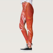 Behalt eines Drivin 1 Lebhafte rote Leggings (Links)