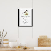 Behalt eines grünen Baumes in deinem Herzen Chicka Poster (Küche)