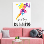 Behalt eines Motivierend Zitats für Runner Geschen Leinwanddruck (Insitu (Wohnzimmer))