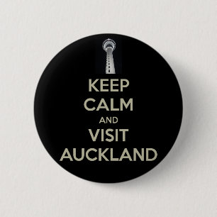 behalt eines ruhigen Besuchs in der Auckland Button