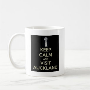 behalt eines ruhigen Besuchs in der Auckland Kaffeetasse