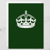 Behalt eines ruhigen Kronenzeichens auf Forest Gre (Vorne/Hinten)