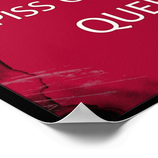 behalt eines ruhigen Spaßes Poster (Ecke)