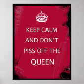 behalt eines ruhigen Spaßes Poster (Vorne)