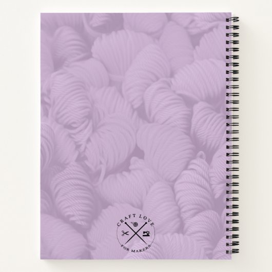 Behalt eines ruhigen Stricks auf Kunsthandwerk Notizblock (Rückseite)