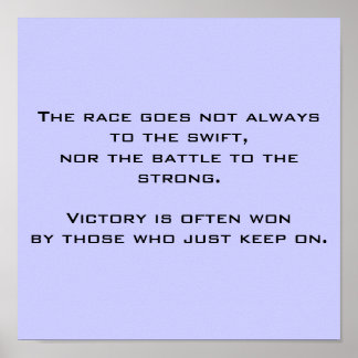 Behalt einfach an poster