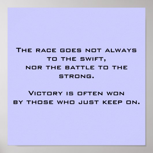 Behalt einfach an poster (Vorne)